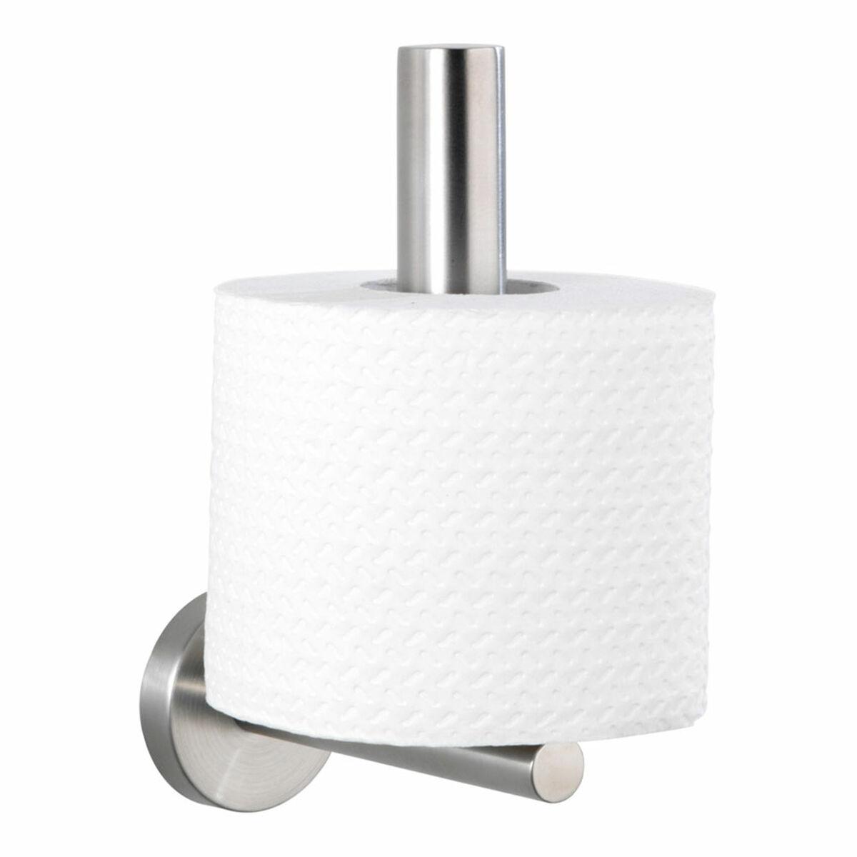 Wenko Bosio toiletpapirholder - rustfrit stål, 8 × 18 × 12,5 cm