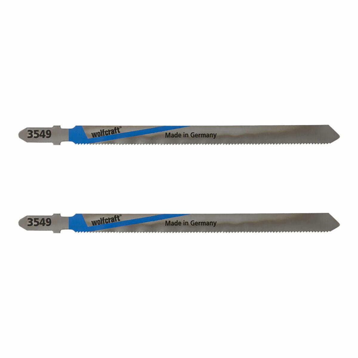 Wolfcraft savklinger til stiksav 130 mm - 2 stk. (dekupørsav)