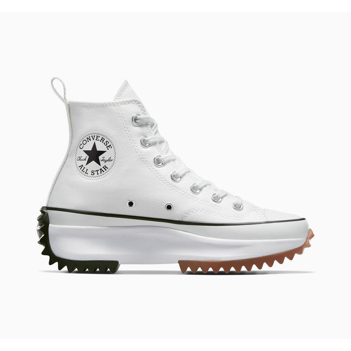 Kvinde Casual Sneakers Converse STAR HIKE CANVAS PLATAFORM 166799C Hvid 38