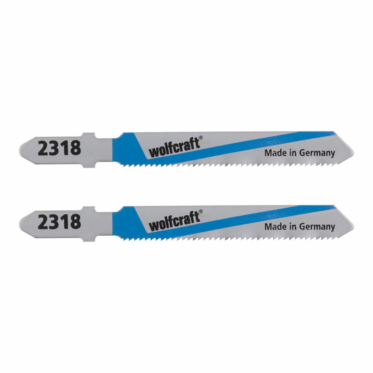 Wolfcraft savklinger til stiksav 75 mm - sæt á 2 (HSS)