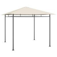Pavillon 3x3x2,7 m 180 g/m² gråbrun