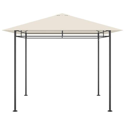 Pavillon 3x3x2,7 m 180 g/m² gråbrun