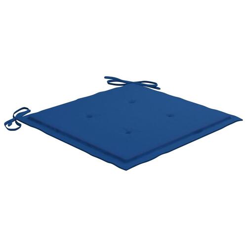 Hynder til havestol 2 stk. 50x50x3 cm oxfordstof kongeblå