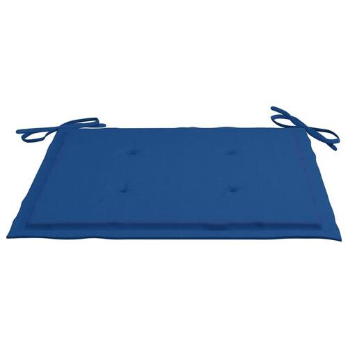 Hynder til havestol 2 stk. 50x50x3 cm oxfordstof kongeblå