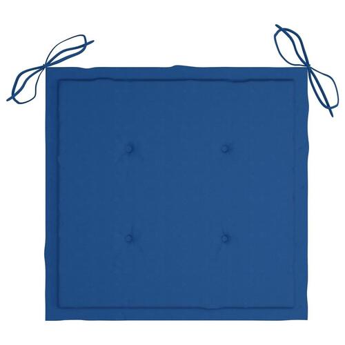 Hynder til havestol 2 stk. 50x50x3 cm oxfordstof kongeblå