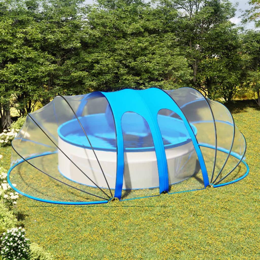Poolkuppel 620x410x210 cm oval