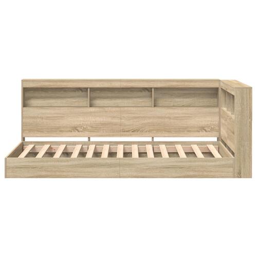 Boghylde seng Sonoma eg 100x200 cm engineered wood