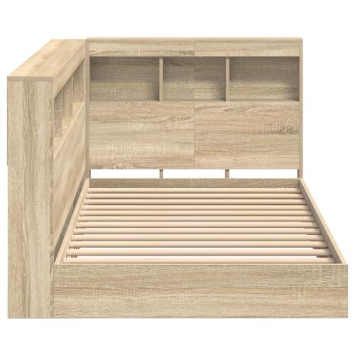 Boghylde seng Sonoma eg 100x200 cm engineered wood