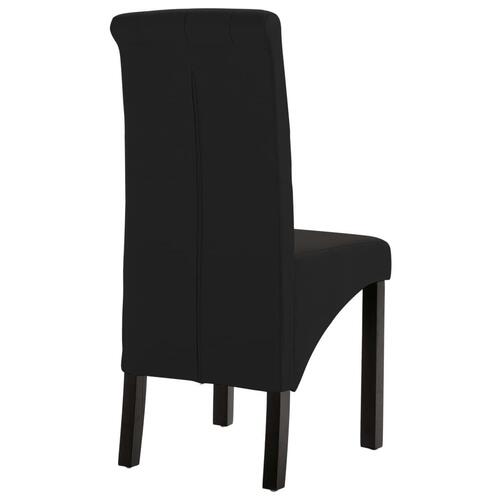 Spisebordsstole 2 stk. stof sort