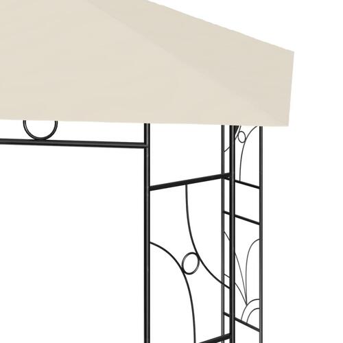 Pavillon 4x3x2,7 m 160 g/m² cremefarvet
