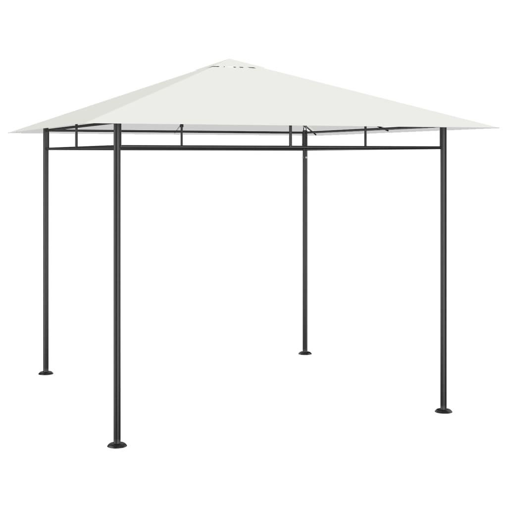 Pavillon 3x3x2,7 m 180 g/m² cremefarvet