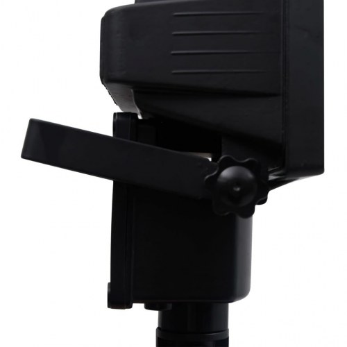 Soldrevet LED-spotlight med sensor sort