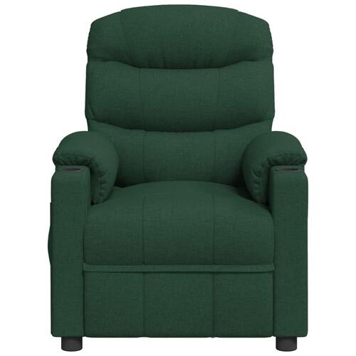 Massagestol stof mørkegrøn