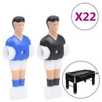 Spillerfigurer til bordfodbold til 12,7 mm stang 22 stk.