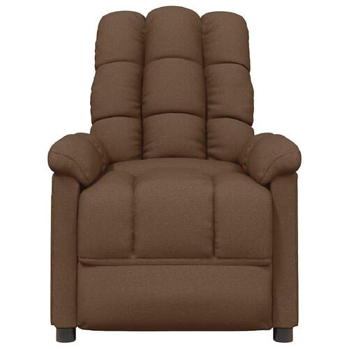 Massagestol stof brun