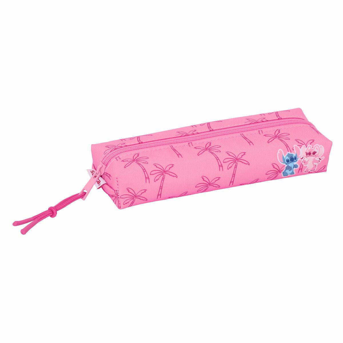 Lilo & Stitch penalhus - Chill Pink/Mint, 22 × 4 × 7 cm