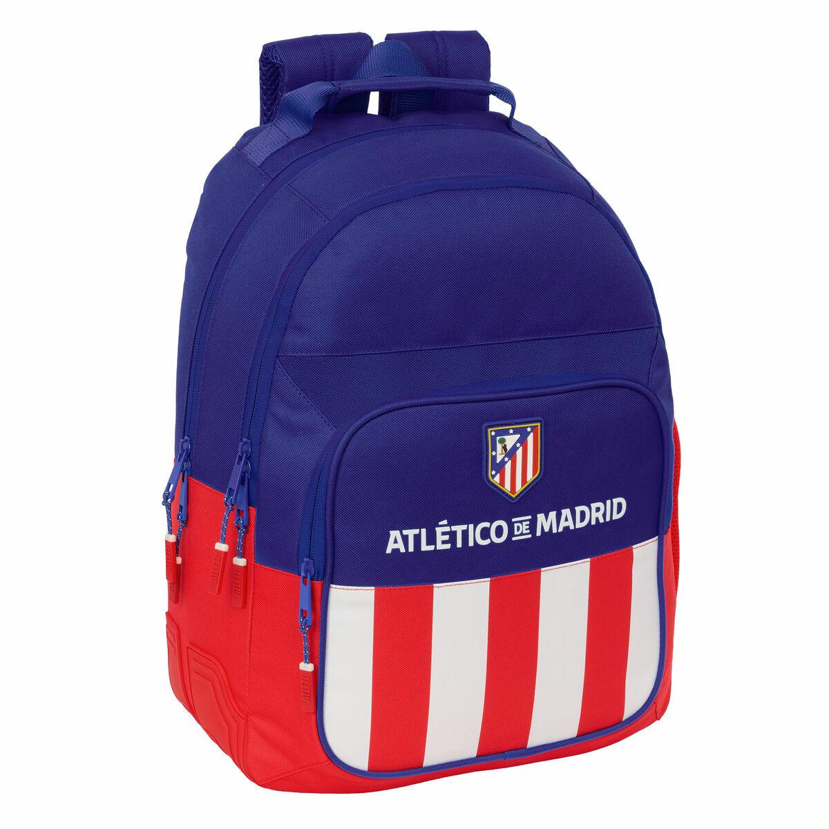 Skoletaske Atlético Madrid - blå/hvid/rød 32 × 42 × 15 cm