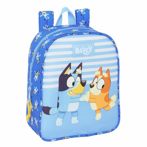 Skoletaske Bluey Let's play Blå 22 x 27 x 10 cm