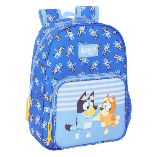 Skoletaske Bluey Let's play Blå 26 x 34 x 11 cm