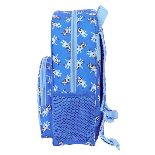 Skoletaske Bluey Let's play Blå 26 x 34 x 11 cm