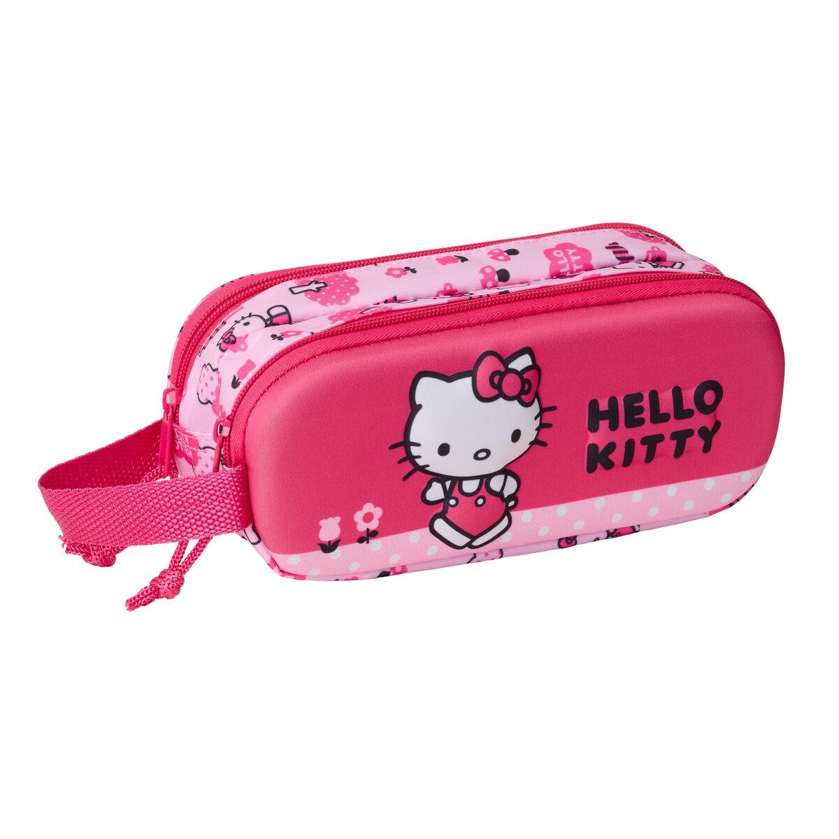 Hello Kitty penalhus - Dobbelt carry-all, pink 21 × 8 × 6 cm