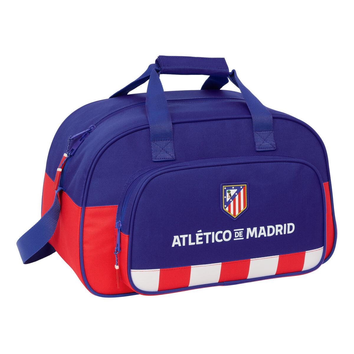 Atlético Madrid sportstaske - blå/hvid/rød, 40 × 24 × 23 cm