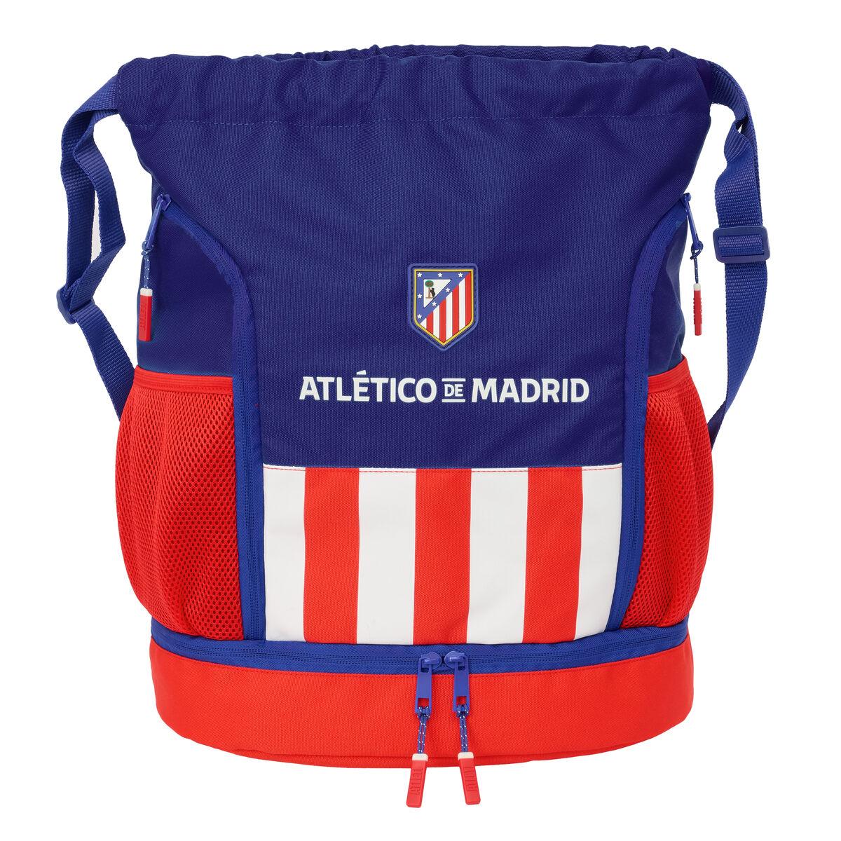 Atlético Madrid rygsæk med snore - blå/hvid/rød 35 × 40 × 1 cm