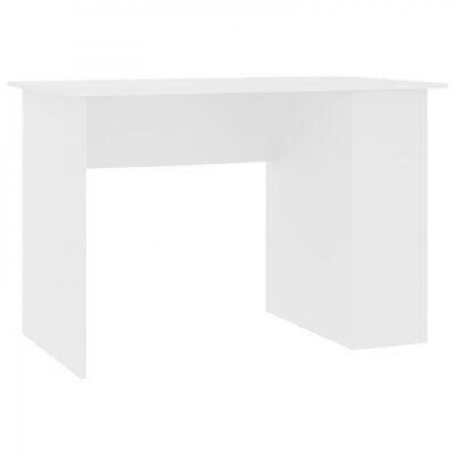 Skrivebord 110x60x73 cm konstrueret træ hvid