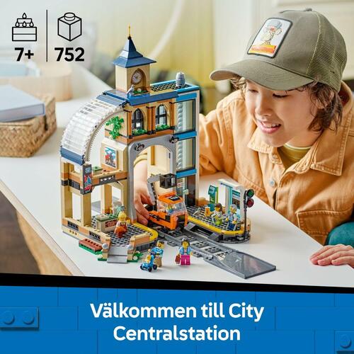 LEGO City 60469 Central Train Station byggesæt (7+)