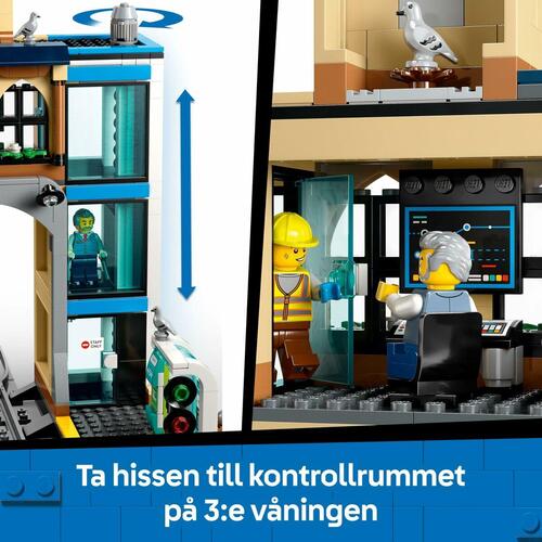 LEGO City 60469 Central Train Station byggesæt (7+)
