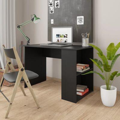 Skrivebord 110x60x73 cm konstrueret træ sort
