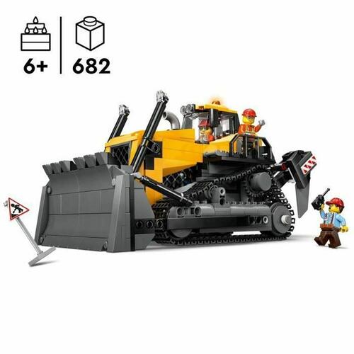 Lego City Bulldozer 60466 byggesæt - gul, 8+