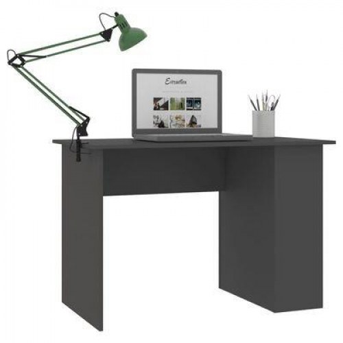 Skrivebord 110x60x73 cm konstrueret træ grå