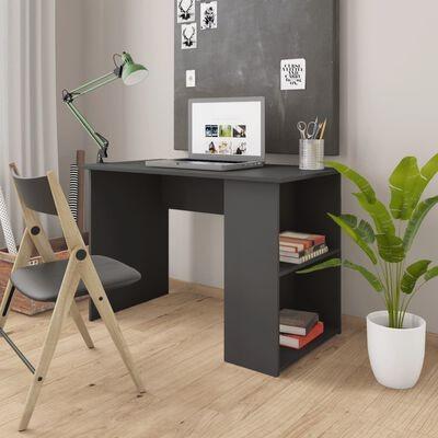 Skrivebord 110x60x73 cm konstrueret træ grå