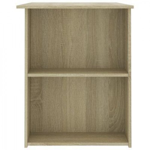 Skrivebord 110×60×73 cm i konstrueret træ - sonoma-eg