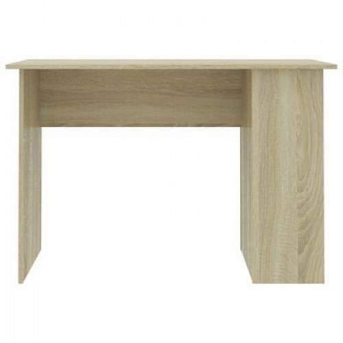 Skrivebord 110×60×73 cm i konstrueret træ - sonoma-eg