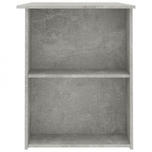Skrivebord 110x60x73 cm konstrueret træ betongrå