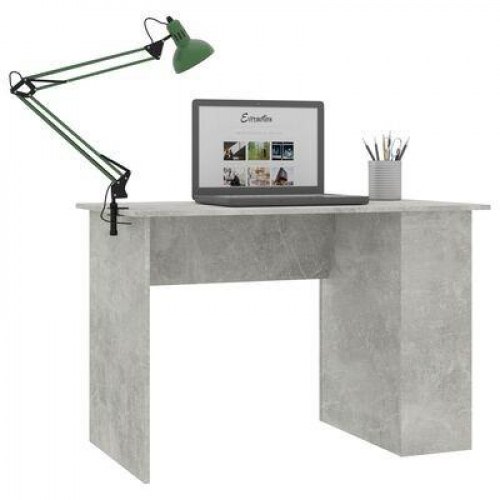 Skrivebord 110x60x73 cm konstrueret træ betongrå