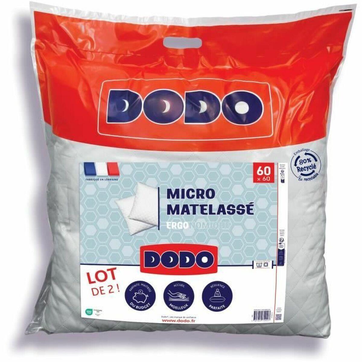 DODO hovedpuder 60 x 60 cm - Hvid (2-pak)
