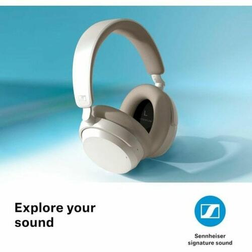 Hovedtelefoner med mikrofon Sennheiser 700175 Hvid