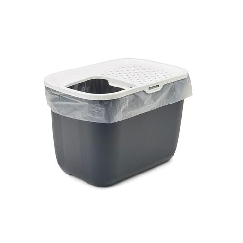 Kattebakke Vadigran Hvid Antracit Plastik
