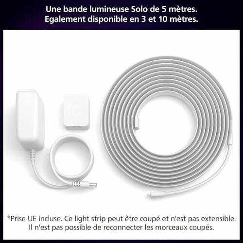LED-bånd Philips Solo Lightstrip Hvid 20 W 5 m Varm hvid