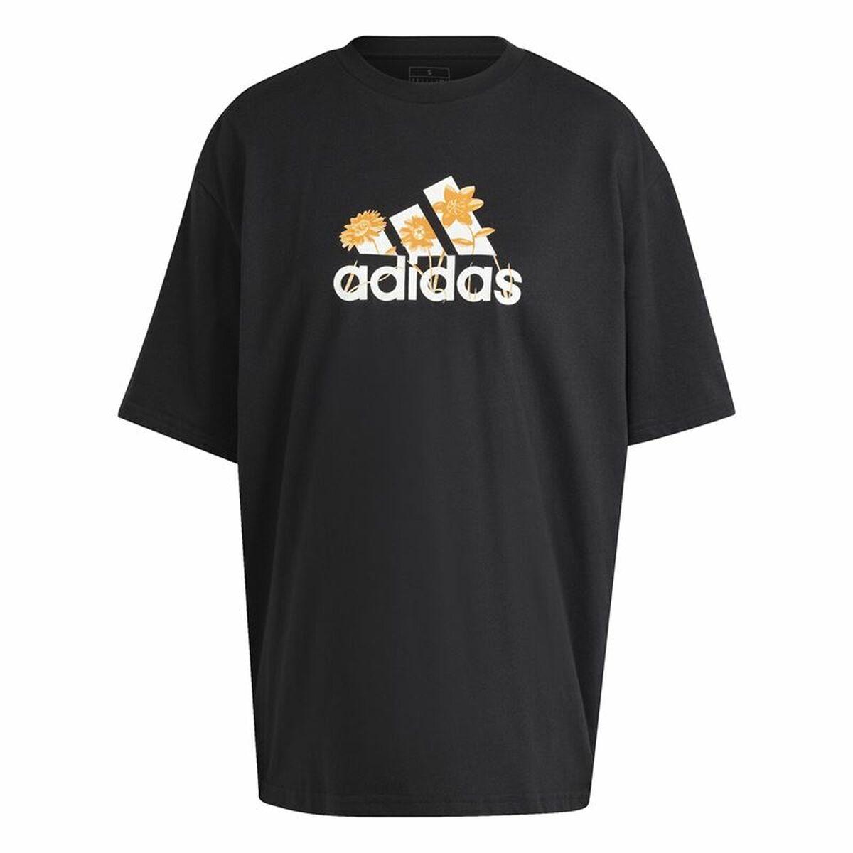 Adidas Flower Pack Bos T-shirt til kvinder - sort, XS