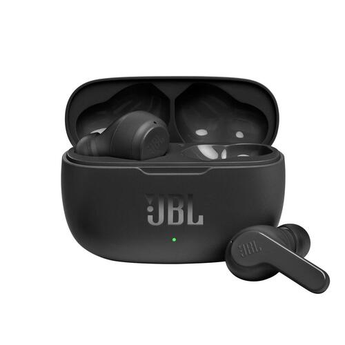 Hovedtelefoner JBL JBLW200TWSBLK Sort Trådløst
