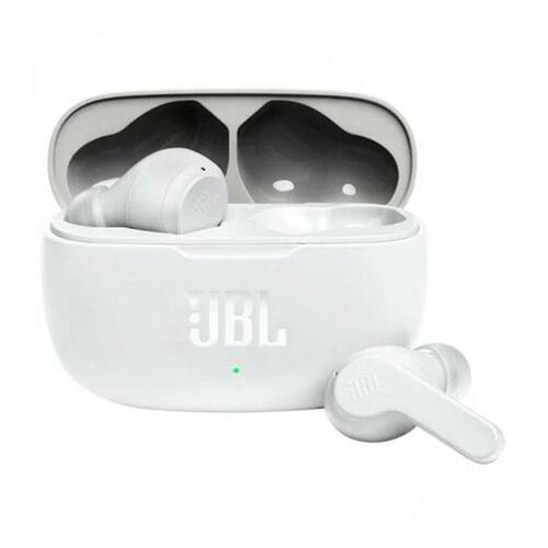 Bluetooth headset med mikrofon JBL JBLW200TWSWHT Hvid
