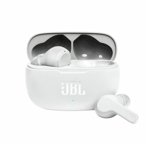 Bluetooth headset med mikrofon JBL JBLW200TWSWHT Hvid