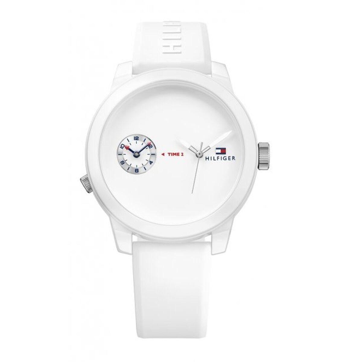 Tommy Hilfiger herreur 1791324 - hvid, Ø 44 mm