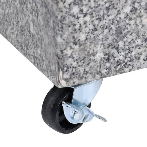 Parasolfod 45x25x8,3 cm granit lysegrå