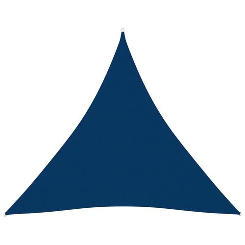 Solsejl 3x3x3 m oxfordstof trekantet blå (OUTLET B)