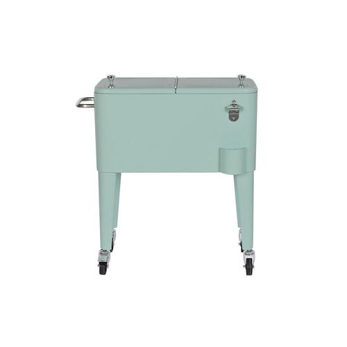Transportabel Køleboks Home ESPRIT Grøn Stål polypropylen 56 L 74 x 43 x 80 cm (OUTLET A)